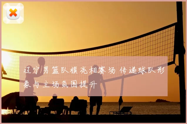 辽宁男篮队旗亮相赛场 传递球队形象与主场氛围提升